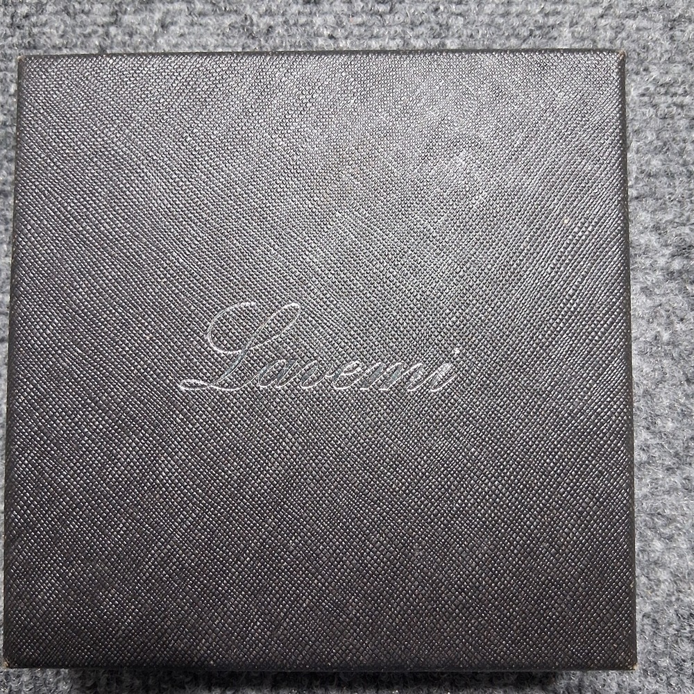 Lavemi‎ Mens Brown Leather Dress Belt Silver Buckle Size 32-36 21863-2 120 NEW